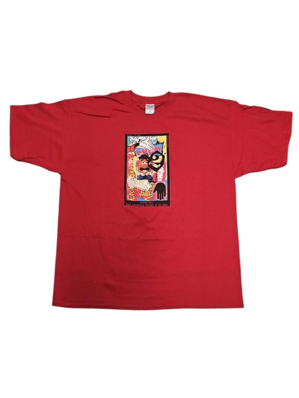 Gildan Ultra Cotton Red Graphic T-Shirt XXL Gasparilla Festival Vintage Style